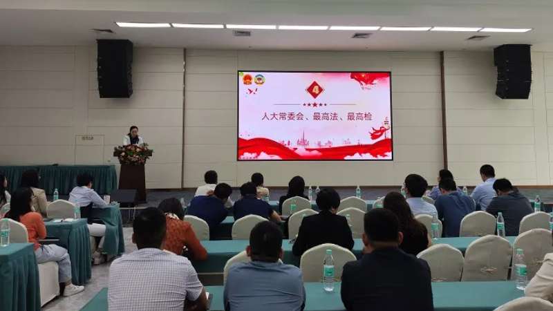 民建广西区直综合总支学习全国两会精神